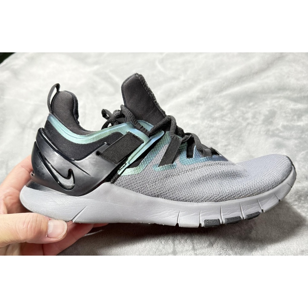 Nike‎ Free Metcon 2 Training Shoes Mens Size 8 Gray Teal Black BQ3063-002 - Picture 4 of 14